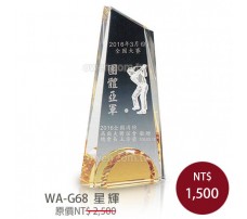 WA-G68 高爾夫球獎盃